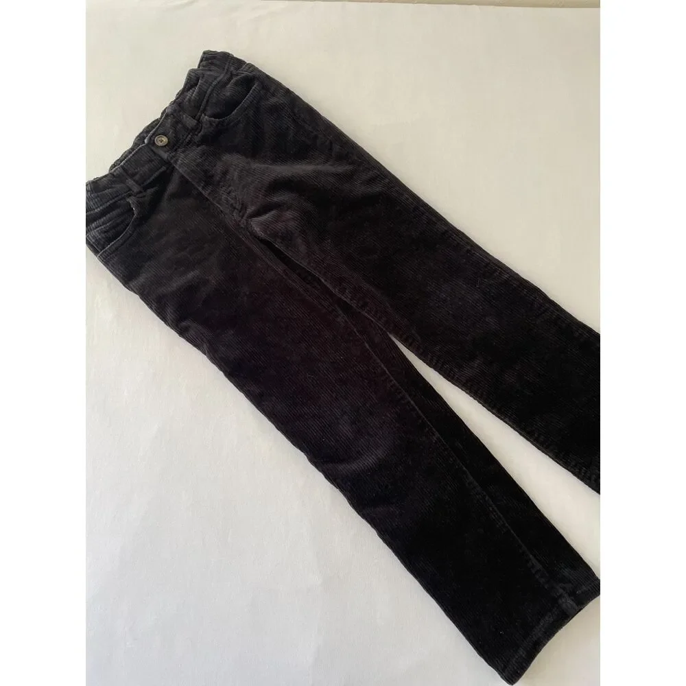 ~ Gymboree 7 Boys Pants Corduroy, Cotton Spandex Stretch Adjustable Elastic Bttn